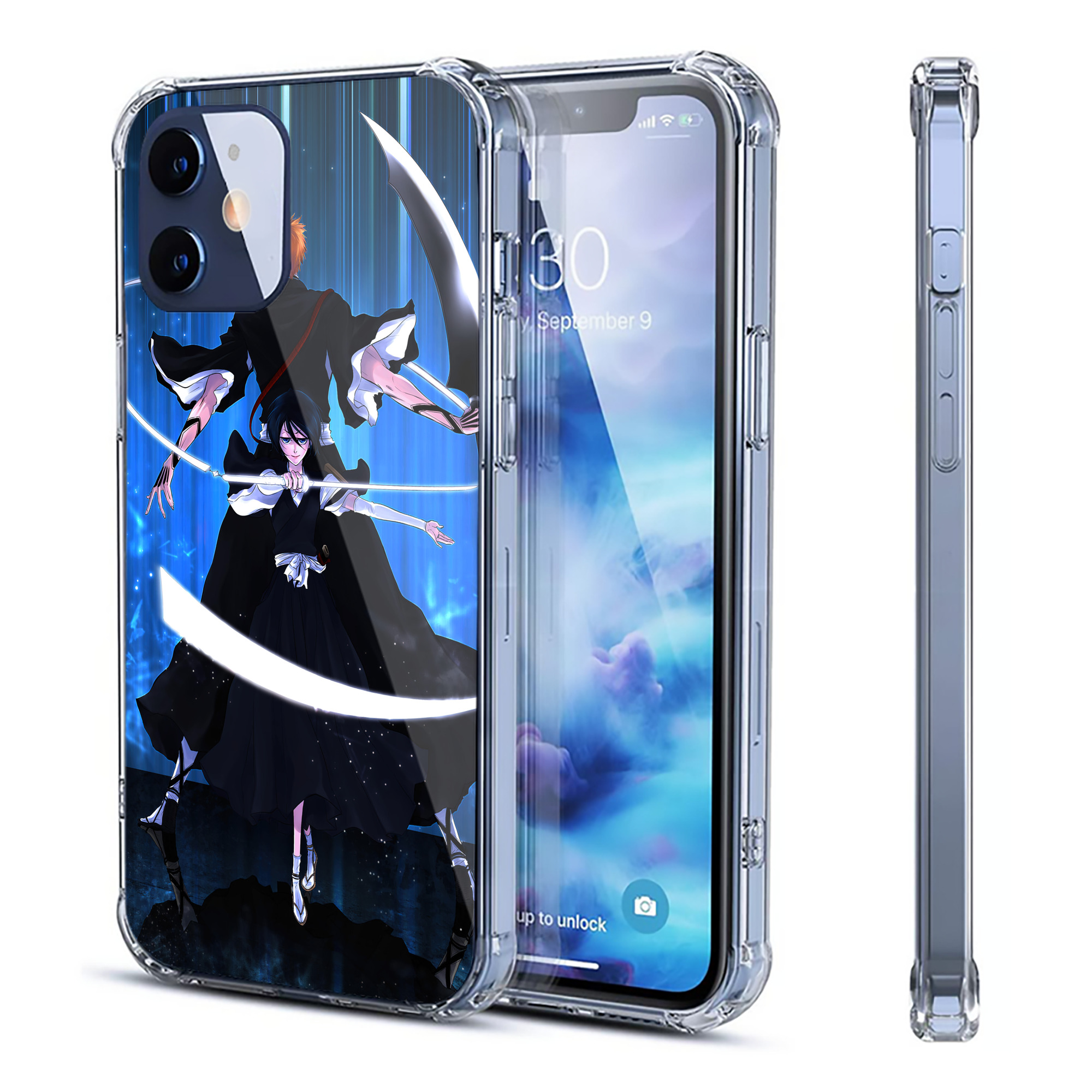 （画像用） ブリーチ BLEACH 【iPhone 12シリーズ対応】透明スマホケース（クリアソフトケース）